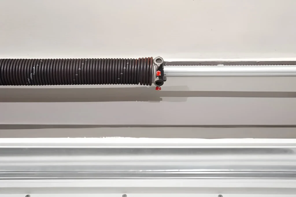 Professional performing safe Garage Door Spring Replacement on torsion system