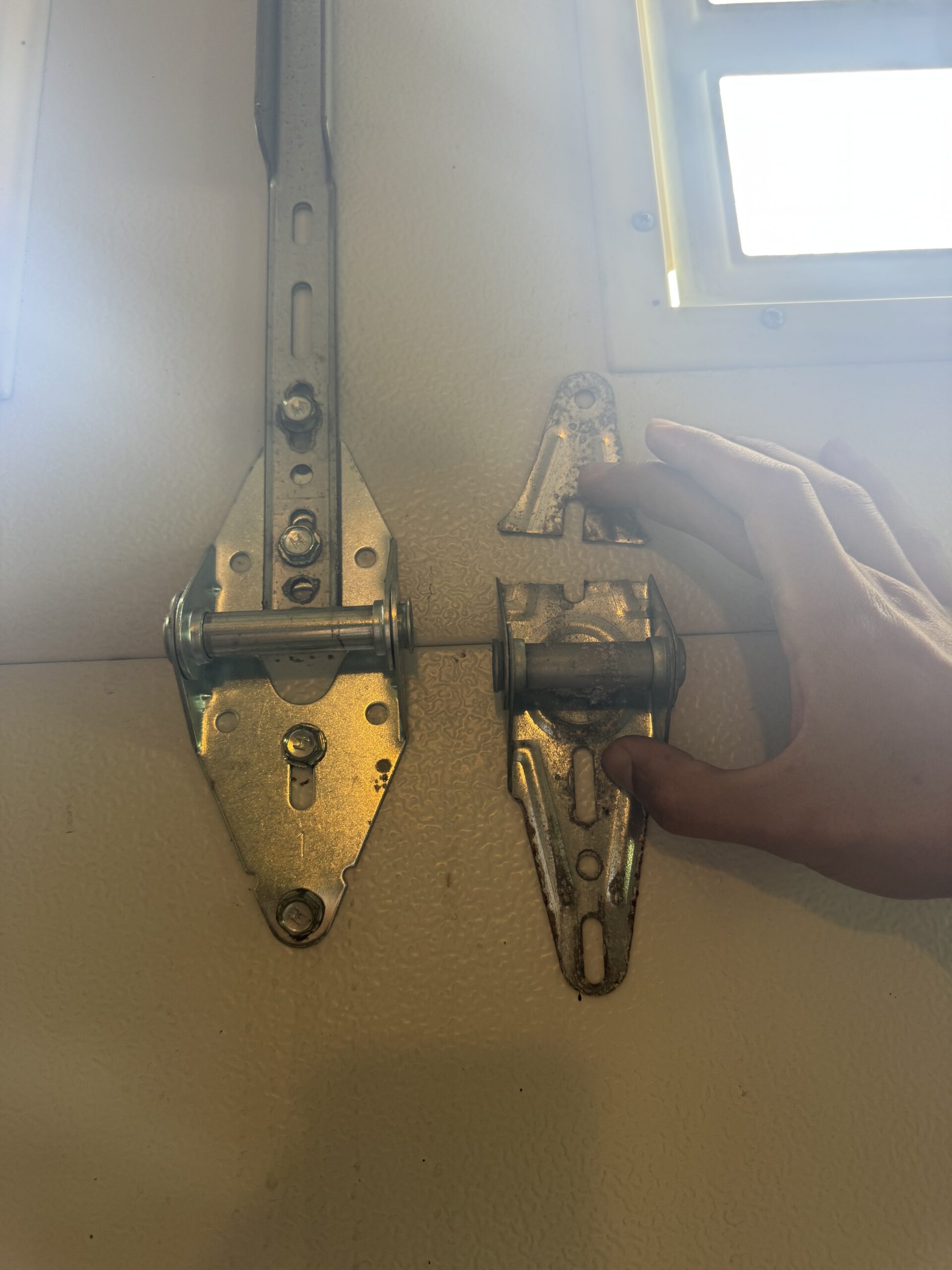 Garage door track repair in Middletown CT