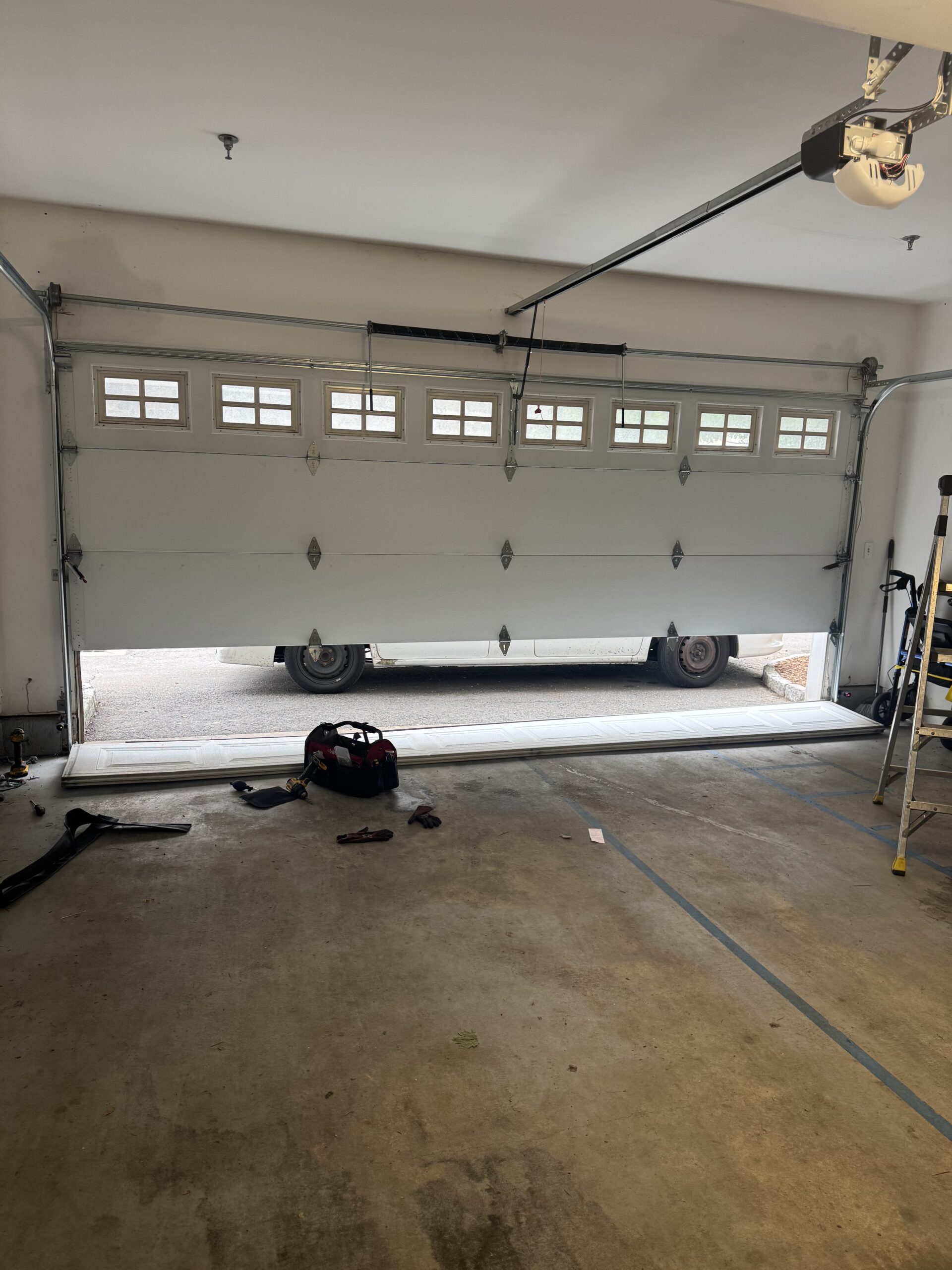 Garage door panel repair in Farmington CT