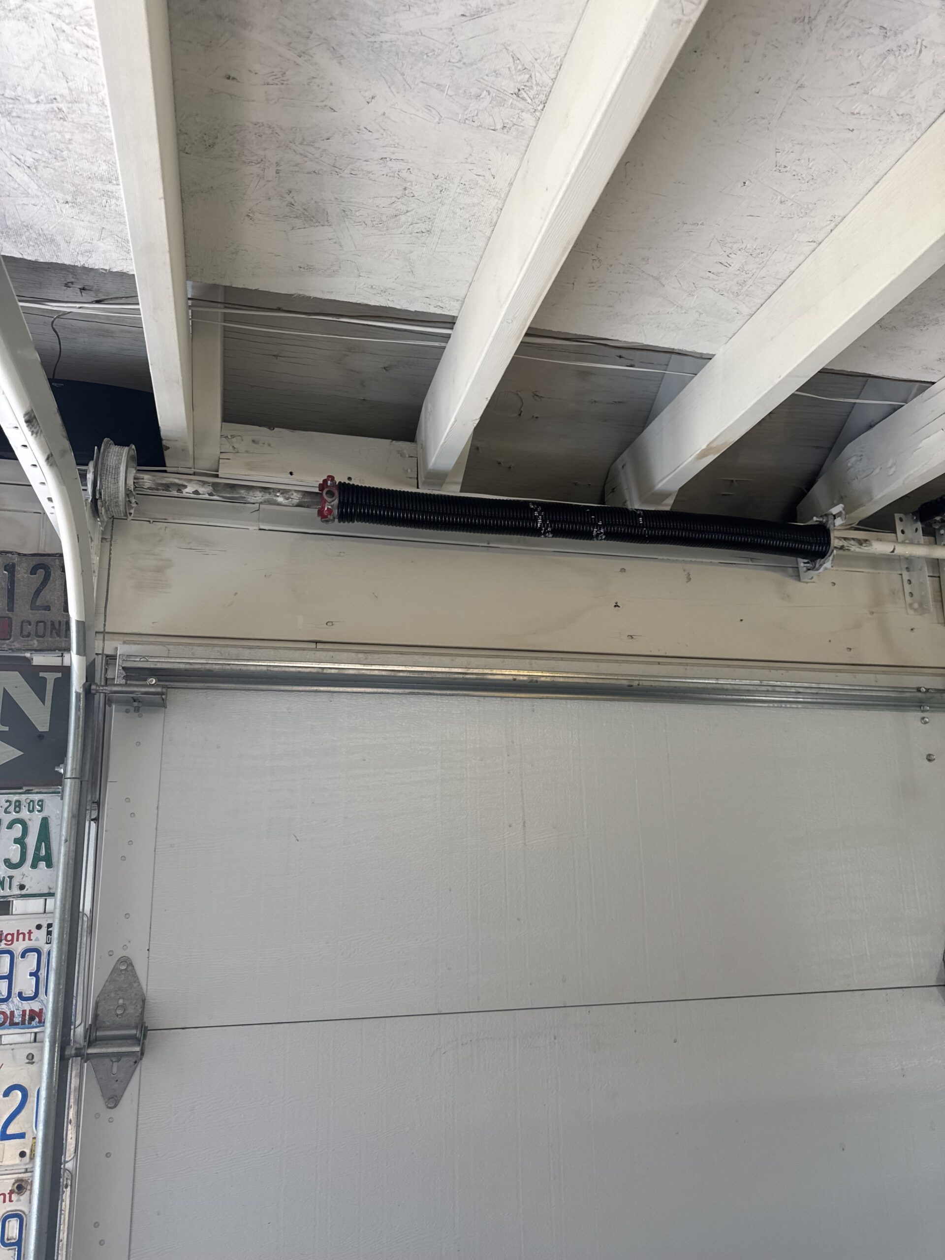Garage door torsion spring replacement in East Hartford CT